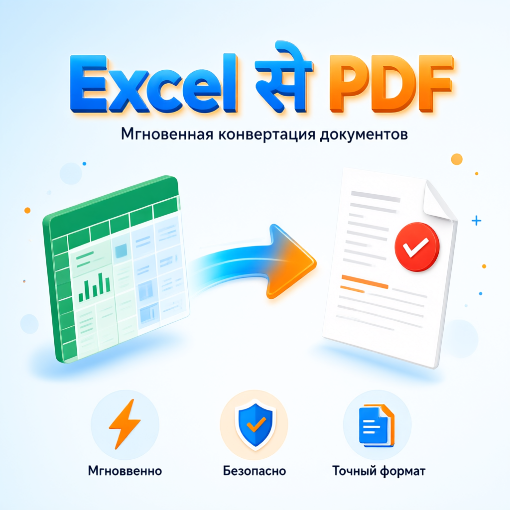 Excel से PDF ऑनलाइन मुफ्त