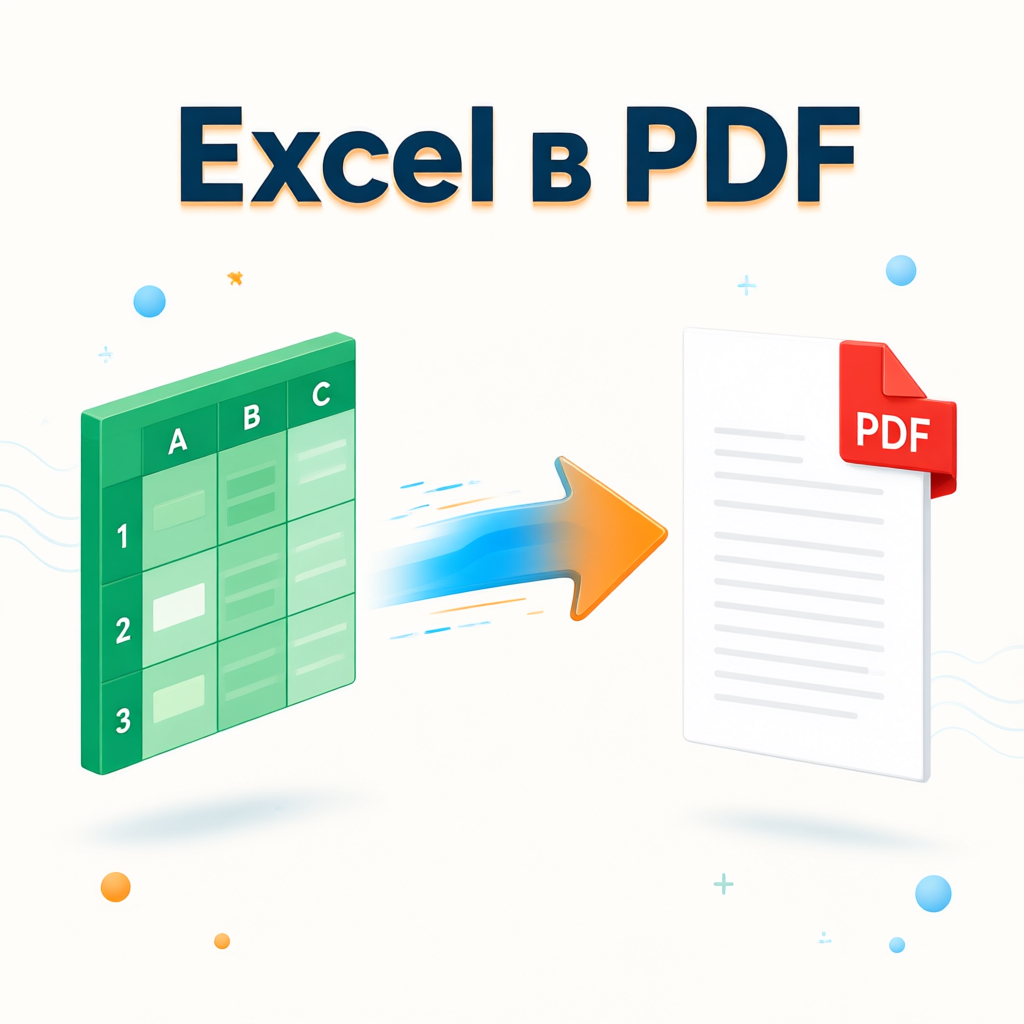Excel в PDF онлайн бесплатно