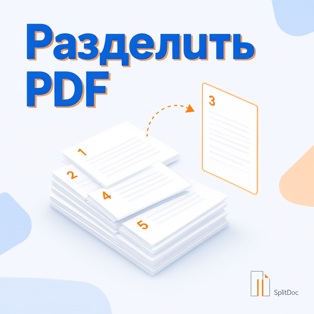 Разделить PDF на отдельные файлы онлайн бесплатно