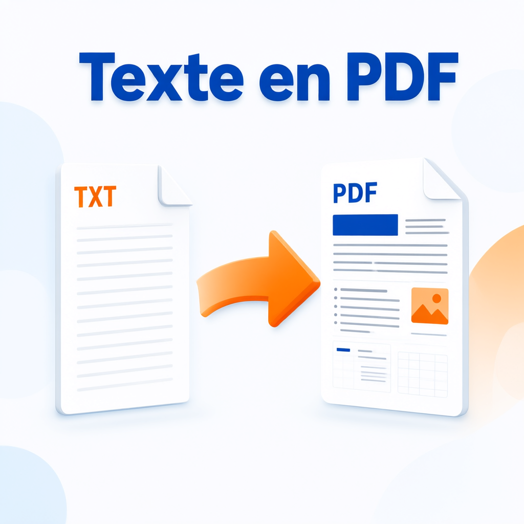 Convertir texte en PDF en ligne gratuitement