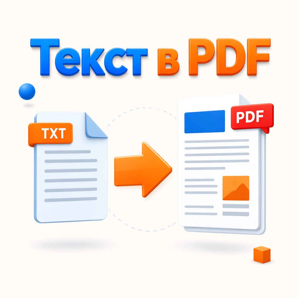 Конвертировать текст в PDF онлайн бесплатно